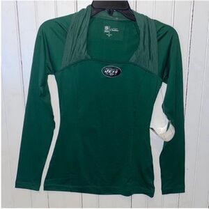 NFL New York Jets Long Sleeve Top Green Size XS